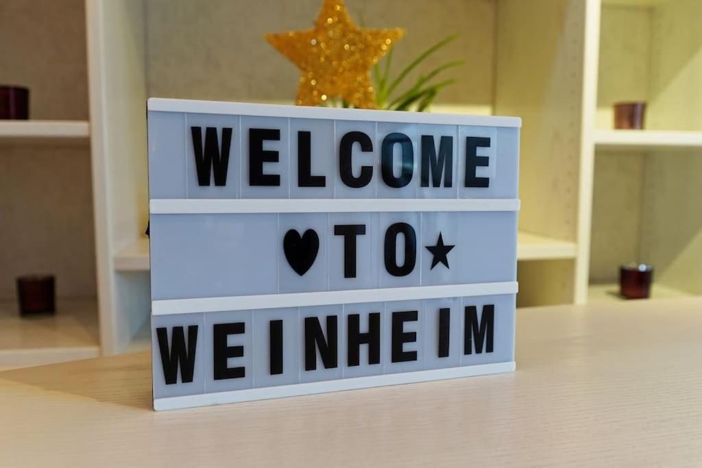 Grosse, Helle Wohnung Fuer Bis Zu 6 Personen Weinheim Eksteriør billede